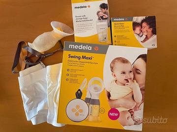Tiralatte elettrico doppio medela + accessori
