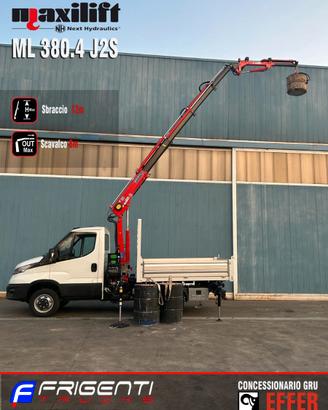 Gru MAXILIFT 380-4+2 con Jib per DAILY