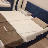 Letto contenitore con materasso tempur tutto nuovo