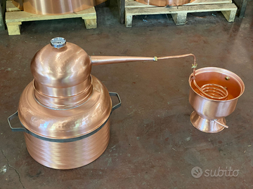 Alambicco distillatore da 40 litri in rame, PROFES