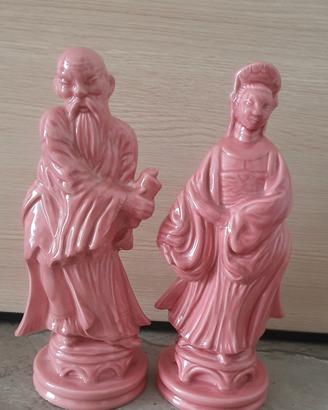 Coppia Statue Orientali vintage 
