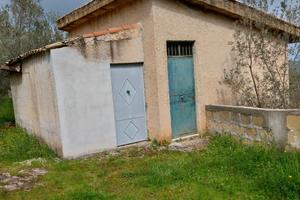 Terreno panoramico con casa, uliveto e mandorli