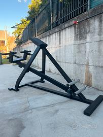 T bar row machine