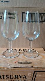 6 bicchieri Bormioli in vetro da cl 21,5 Nuovi 