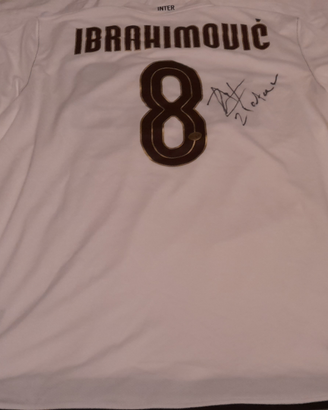 Maglia Ibrahimovic ritiro Inter Milan autografata