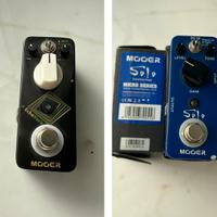 Mooer Solo distortion e Mooer Echo Verb reverb