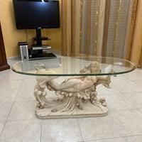 Sirena in marmo con vetro