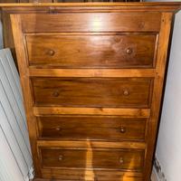 Cassettiera arte povera noce