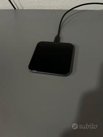 Caricatore Wireless Nero Quadrato