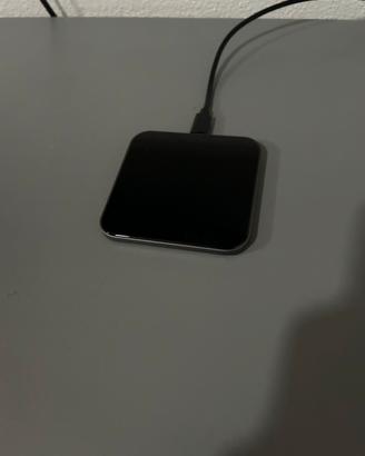 Caricatore Wireless Nero Quadrato