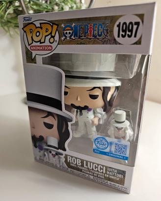 Funko Pop! One Piece #1997 Rob Lucci with Hattori
