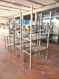 scaffali inox per cella usati