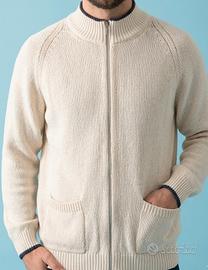 Napoleone Erba Cardigan cotone con zip