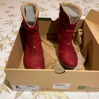 Tronchetto stivaletto rosso n.37,5