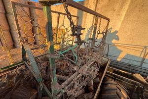 Erpice a maglie, arieggiatore prati 4 metri