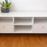 Mobiletto bianco stile moderno arredamento/TV