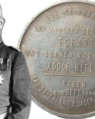 MEDAGLIA HITLER HINDENBURG GERMANIA WW2 TERZ REICH
