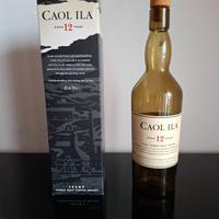 Bottiglia whisky Caol Ila 12 vuota