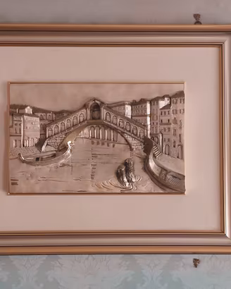 Quadro argento Danieli RITIRO SU ROMA 