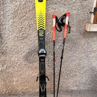 Sci Völkl Racetiger SC 150 cm + attacchi marker