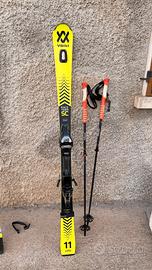 Sci Völkl Racetiger SC 150 cm + attacchi marker