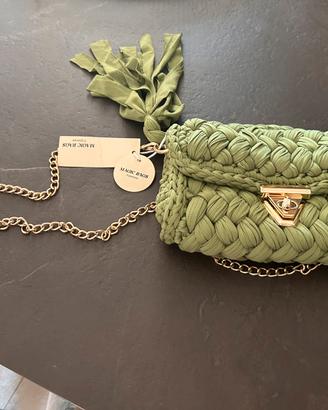 Borsetta pochette verde chisro