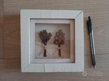 Quadretto decorativo con fiori