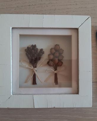 Quadretto decorativo con fiori