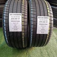 2 gomme 215 40 17 bridgestone RIF861