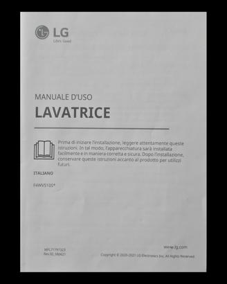 LAVATRICE LG 10.5KG F4WV510S