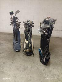 mazze da golf e sacche 