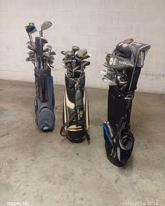 mazze da golf e sacche 