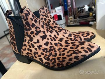 stivale leopardato