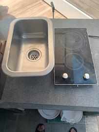 Lavello + piano cottura