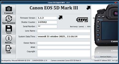 Canon EOS 5D Mark III (147042 scatti)
