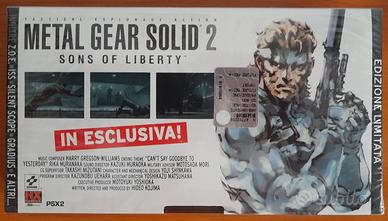 VHS Metal Gear Solid 2 SIGILLATO 