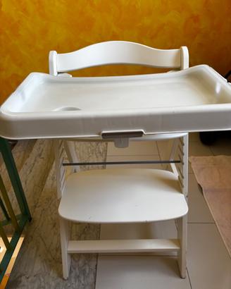 Sediolone bianco per bambini