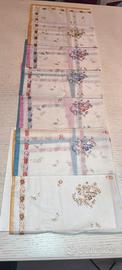 Lotto n.6 Fazzoletti Donna Puro Cotone Rasatello 
