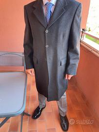 cappotto grigio lana cashmere