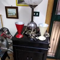 lampade vintage modernariato coniche da comodino 