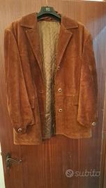 Giacca di pelle scamosciata