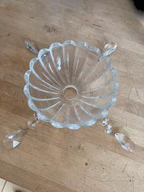 Lampadario per ricambi cristalli vari