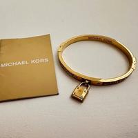 Michael Kors Bracciale rigido metallo dorato