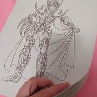 Saint Seiya🌠  settei/disegni prep. Gold Saints