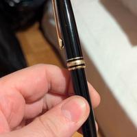 Penna a sfera Montblanc Meisterstück Pix nero/oro