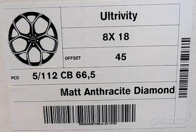 CERCHI NUOVI RAGGIO 18 POLLICI AUDI A4 - CPC487237