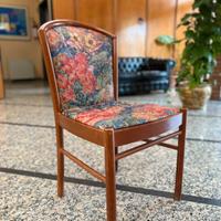 200 sedie vintage in legno con seduta imbottita
