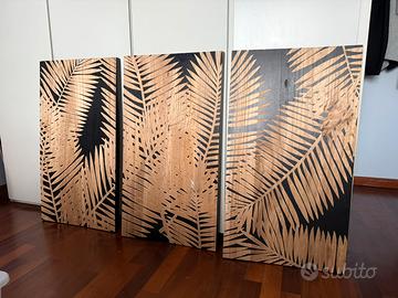 TRITTICO MAISON DU MONDE TEMA FOLIAGE