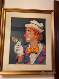 Quadro ricamato a mano