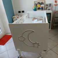 Culla trasformabile in lettino 